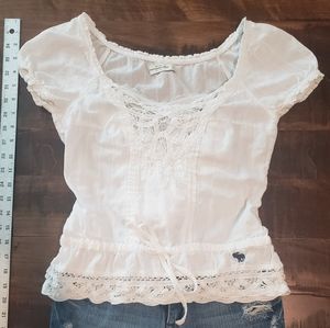 Abercrombie peasant top